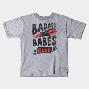 Badass babes club Kids T-Shirt